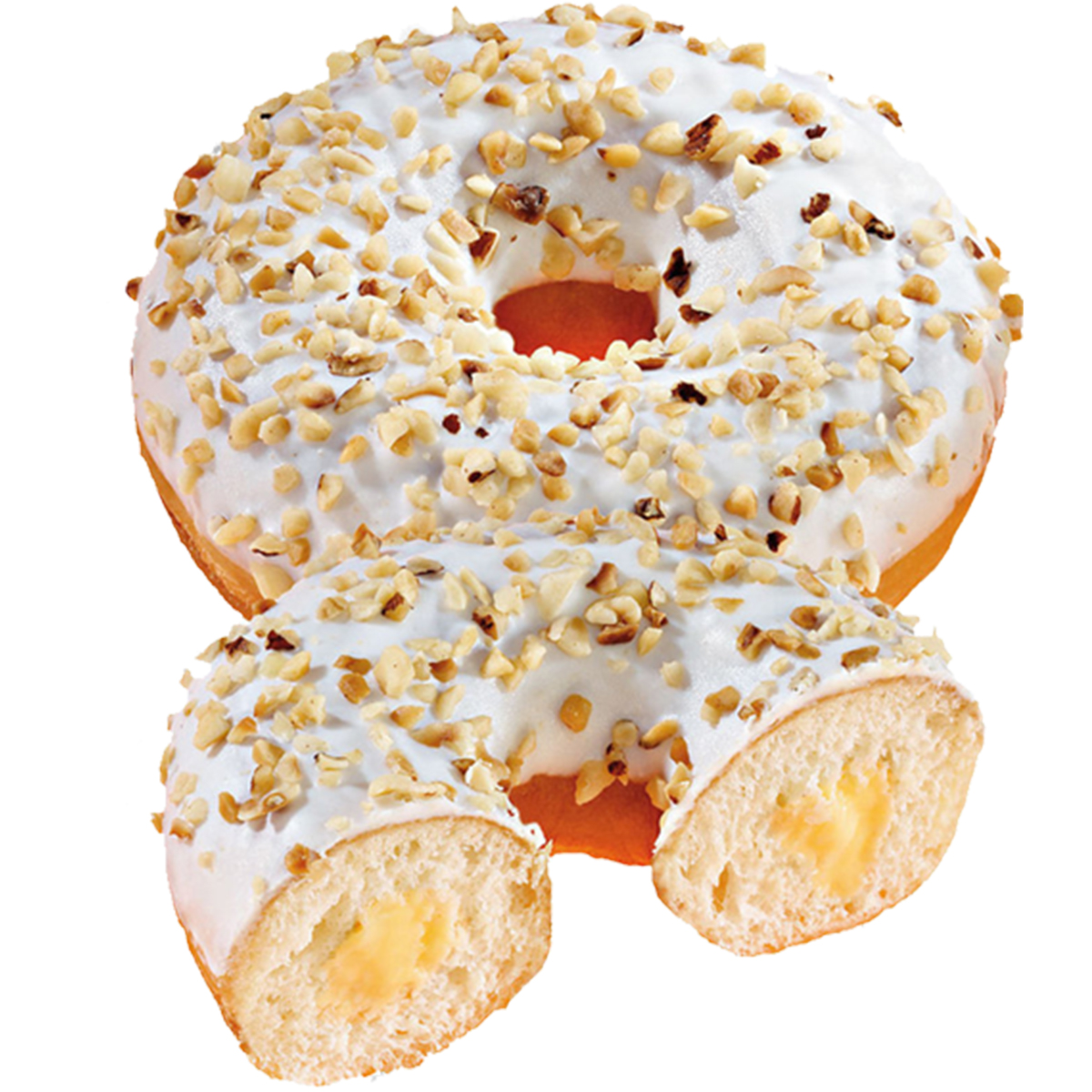 DONUT RIPIENO VANIGLIA Ø 9,0 CM - 48 PZ X 68 G